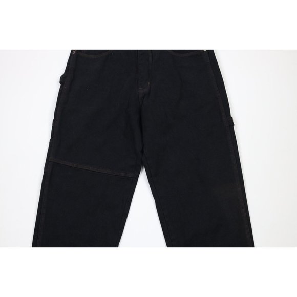 NOS Vtg 90s Pelle Pelle Mens 32x34 Spell Out Hip Hop Baggy Fit Big Pocket Jeans - Picture 3 of 12